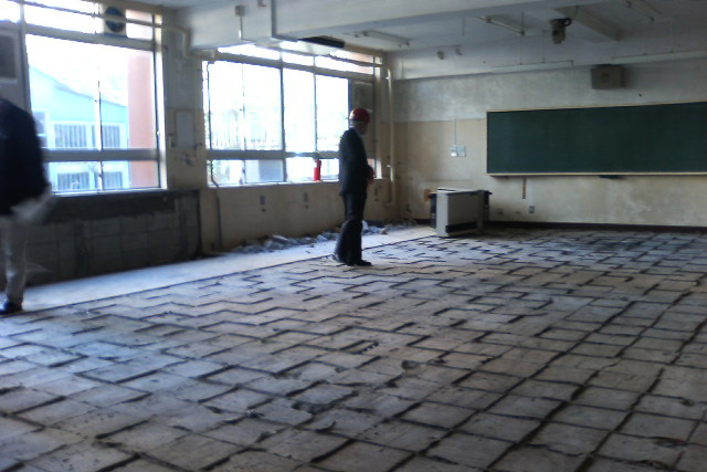 2005年の改修工事の様子